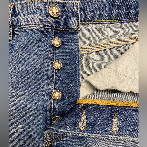 Free People We the Free Jeans Straight Leg Button Fly Size 26 - Picture 3 of 8